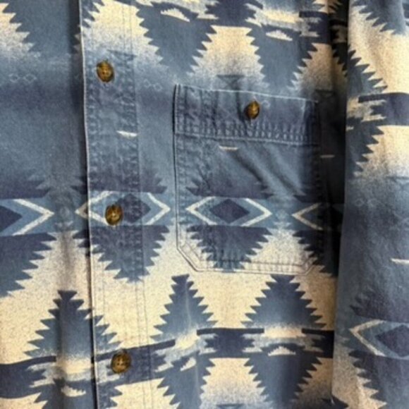 John Rich & Bros Woolrich Tribal Inspired Vintage SZ XL‎ Men's Shirt Workwear - Picture 5 of 10